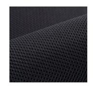 Speaker Fabric,Speaker Grill Cloth Speaker Mesh Fabrics for Stereo Sound Box Thick Breathable 155cm Wide 185g/M2 2mm Thickness (Color : Black, Size : 100CMX150CM_180 GSM)