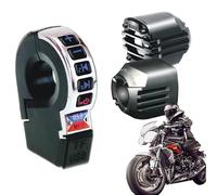 Speaker For Motorcycle - Wireless Handlebar Speaker With Built-in Phone Charging - Waterproof Stereo For Motorcycle - Bicycle, Scooter, Car, Cycling, Vehicle And Adult Users And All
