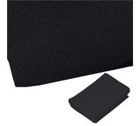 Speaker Grill Protective Cloth Stereo Fabric Mesh Dustproof 1.6x0.5m Sound-transparent Pro Audio(Black)