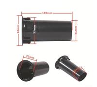 Speaker Guide Tube, Open Hole 53mm 70mm 85mm 100mm, Reversed Port Design for Enhanced Bass, ABS Plastic, for Live Speaker Subwoofer(Hole Diameter 53mm)