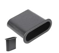 Speaker Inverter Tube - Oval Bass Reflex Port, Subwoofer Cabinet Vent, Woofer Airflow Guide, Low-Frequency Enhancement Function, Top Performance Audio Category, Home Studio Car Black