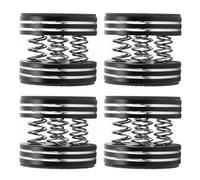 Speaker Isolation Feet, 4Pcs 45 X 45 X 40mm Speaker Isolation Feet, Spring HiFi Speaker Stand for Speakers, Amplifiers, Turntables, CD DVD Players, Tape Recorders (Black)