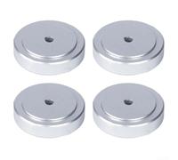 Speaker Isolation Feet, 4pcs Aluminum and Silicone Shock Absorber Pads for Subwoofer, Turntable, Player, For Hi-Fi Audio Equipment Stands to Reduce(30X10mm)