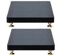 Speaker Isolation Feet Platform,Subwoofer Isolation Stand,Riser Stabilizer Base,With Fixed Copper Nail, For Standard Speaker (Color : Black, Size : 30x35cm)