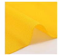 Speaker Mesh Cloth Fabric Dustproof Breathable 3D Mesh Fabric Air Layer Solid Color Handcraft DIY Upholstery Make Chair Speaker(Yellow)