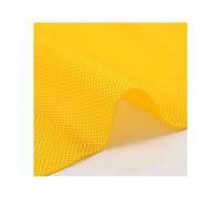Speaker Mesh Cloth Fabric Dustproof Breathable 3D Mesh Fabric Solid Color DIY Upholstery Make Speaker Dustproof(Yellow)