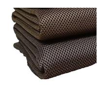 Speaker Mesh Cloth Fabric Dustproof Speaker Cloth Mesh Transparent Trumpet Fabric Sound Audio 1.4m W X 0.5m L Brown Black Colour(Brown)