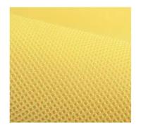 Speaker Mesh Cloth Fabric Dustproof Speaker Mesh Fabrics For Stereo Sound Box Thick Breathable 155cm Wide 185g/M2 2mm Thickness(Yellow,100CMX150CM_180 GSM)