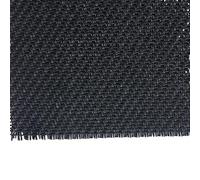 Speaker Mesh Fabric, Guitar Speaker Mesh Black And Yellow Sound-transparent Dust-proof Grass Rattan Chair Retro Mask(Black(0.5mX1.5m))