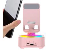 Speaker Mobile Phone Holder, Non-Slip LED Lights Audio Gadgets - Stand Holder for Smartphone and Speaker - For Family, Friends, Live Streaming, Games, Home, Indoor, Office, School and