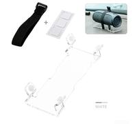 Speaker Mount for JBL Flip 4/5/6, Acrylic Holder with Secure Fit, 18.5 x 8 x 5 cm, Black/Transparent, Compatible with Car and Outdoor Use(IS TRANSPARENT)