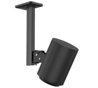 Speaker Mount for Sonos Era 100 Ceiling Mount - Tilt +15°/-30° & Swivel ±90° Adjustable Ceiling Mount Bracket for Sonos Era 100 Mounting for Better Sound Included Screw Kits Easy to Install - Black