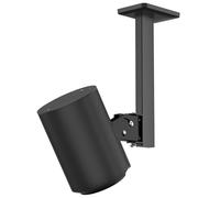 Speaker Mount for Sonos Era 100 Ceiling Mount - Tilt +15°/-30° & Swivel ±90° Adjustable Ceiling Mount Bracket for Sonos Era 100 Speaker Mounting for Better Sound That Easy to Install, Black
