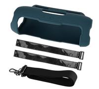 Speaker Protective Case For JBL Flip7, Shockproof Cover with Strap Scratch Protection (Blue Shoulder Strap Version)