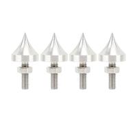 Speaker Spikes, 4 Pcs Isolation Spikes Cone Stand Foot, HiFi Speaker Shockproof Stand Feet, Adjustable Height Floor Protectors for Speaker Frame, Amplifier, CD DVD Player (M8)
