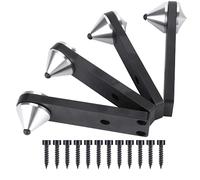 Speaker Spikes Aluminium Spike Absorber Insulation Speaker Spike Stand, Shockproof Spike for Bookshelves, Subwoofers, Floor Tanks, Speakers, Power Amplifier (149 mm x 40 mm x 51 mm), Pack of 4