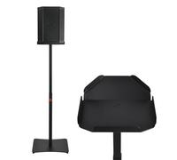 Speaker Stand for Bose S1 Pro/Plus, Height Adjustable Max to 39.6" for Bose S1 Pro+, All-Metal Construction with Anti-Vibration Rubber Base, Floor Standing Mount for Home Use