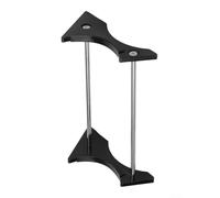 Speaker Stand for JBL Flip 4/5/6 Acrylic Display Rack Black Anti-Slip Desktop Holder Compact Audio Shelf Stable Support Base 15x6x3.5 Inch(Is black)