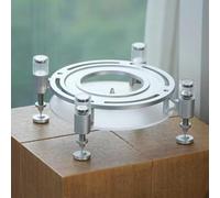 Speaker Stand for Surround Sound Speakers, Subwoofer Desk Stand with Magnetic Positioning Design, Decorative Holder for Enhanced Audio Experience