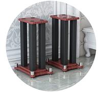 Speaker Stands 1 Pair Floor Speaker Stands Heavy Duty Surround Sound Speaker Stands Bookshelf Speaker Stands For Home Theater (Color : Brown, Size : 600mm/23.6inch)