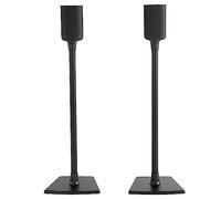 Speaker Stands for Roku Wireless Speakers - Fixed Height Speaker Stands Pair Designed Exclusively for Roku Soundbar & Speaker System - Includes Carpet Spikes & Rubber Pads