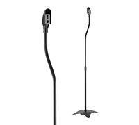 Speaker Stands, Speaker Stand Floor Pair, Universal Surround Sound Speaker Stands, Adjustable, Built in Cable Management, Suitable for Panasonic, Polk, Bose, JBL, Sony and Many Others, Black