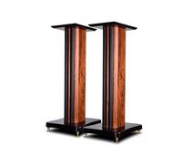 Speaker Stands , Wood Hollowed Stands Can Be Filled With Sand,and Surround Sound Stands Enhance the Audio Listening Experience(Style 2)