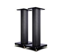 Speaker Stands , Wood Hollowed Stands Can Be Filled With Sand,and Surround Sound Stands Enhance the Audio Listening Experience(Style 1)