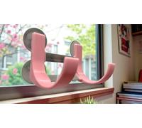 Speaker Suction Mount Bracket - fits a JBL Flip 6 7 and Essential 2, Accessory Holder (Pink)