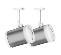 Speaker Wall Mount and Ceiling Mount for Sonos One, One SL, Play 1 - Swivel & Tilt Adjustable Mounting Brackets for Sonos One, One SL, Play:1 Speaker Mounts, 2 Pack, White