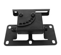 Speaker Wall Mount Shelf 16x11x9cm Zinc Alloy Angle Adjustable | Black Finish, Ceiling Mountable Design, Installation Tools Included, for Pa Column Speakers and Venues