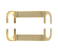 Speaker Wire Connector Set - 2pcs Copper Terminal Cup With Gold-Plated Lug | Durable Solder-Free Mount, Audio Binding Posts For Amplifier, Subwoofer, Home Theatre, Sound System Installation