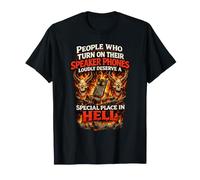 Speakerphone Idiots Deserve A Special Place in Hell Meme T-Shirt