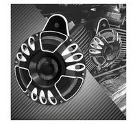 Speakers Horns For Touring For FLT For Big For Twin For Cam 1991-2017 For Sportster For XL883 1200 2007-21 Motorcycle Horn Loud Speaker Cover Kit(Black Horn Cover)