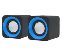 Speakers PC Computer Portable Multimedia 2.0 Audio Jack 3.5mm USB