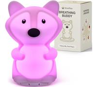 Speaking Breathing Coach with Light & Voice Guidance - Supports Sleep, Focus, Relaxation & Stress Relief - Mindfulness Aid with 4 Modes - English Audio Prompts - Rechargeable & Easy to Use