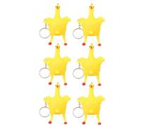 Speaking Buttons for Dogs Funny Toys Under The Layer Chicken Chicken Layer Vent Stress Spoof Set Up Toys 2 Years Girl Games (White, 7cm)