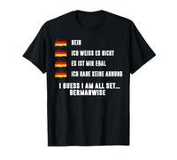 Speaking German - Deutsch Student German Language T-Shirt