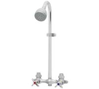 Speakman Commander SC-1220-AF Exposed Shower with Cross Handles, Polished Chrome, 25.00&quotL x 5.38&quotW x 3.25&Quoth