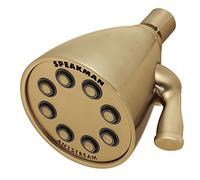 Speakman S-2251-BBZ Signature Icon Anystream High Pressure Adjustable Solid Brass Shower Head, Brushed Bronze