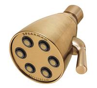 Speakman S-2252-BBZ Icon Anystream Multi-Function Adjustable Solid Brass Shower Head, 2.5 GPM, Brushed Bronze