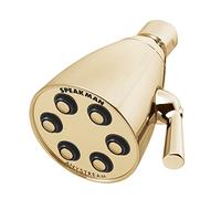 Speakman S-2252-PB-E2 Signature Brass Icon Anystream Adjustable Shower Head, Polished Brass