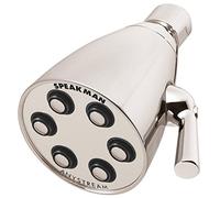 Speakman S-2252-PN Signature Icon Anystream Adjustable High Pressure Shower Head-2.5 GPM Solid Brass Replacement Bathroom Showerhead, Polished Nickel