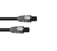 Speakon cable speaker 15 m 2x4 bk