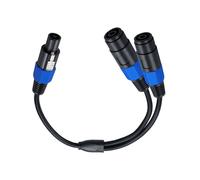 Speakon Splitter Cable, Speakon Male to Dual Female Audio Cable , Speaker Break Out Cable with Twist Lock