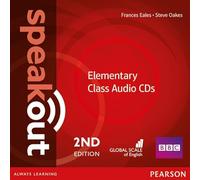 Speakout Elementary 2nd Edition Class CDs (3)