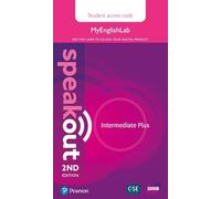 Speakout Intermediate Plus 2nd Edition MyEnglishLab Student Access Card