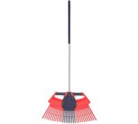 Spear & Jackson 3in1RAKE 30" Leaf Rake, 8" Shrub Rake & Leaf Grabber in One Tool
