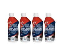 Spear and Jackson 4 x 500ml Heavy Duty Sink and Drain Unblocker