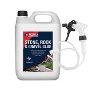 Spear and Jackson 5L Ready To Use Rock Glue, Clear Gravel And Mulch Binder For Paths Pebbles Bark And Stones Covers 20M²
